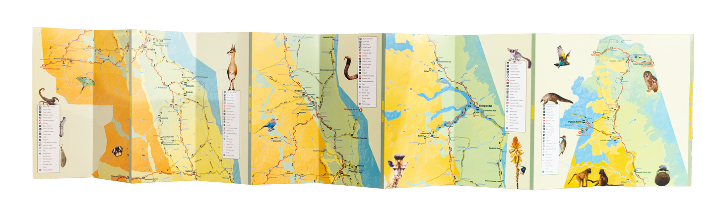 Kruger Self-Drive Fold-Out Map
