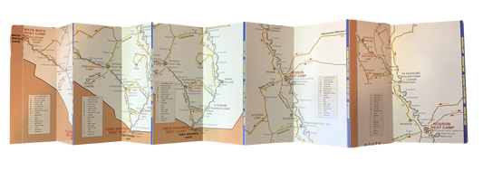 Kgalagadi Self-Drive Fold-Out Map