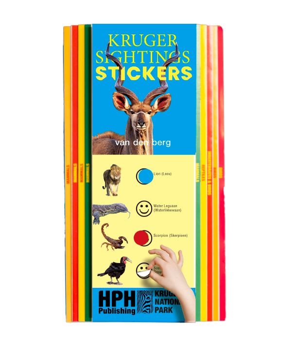 Kruger Sightings Stickers - HPH Publishing South Africa